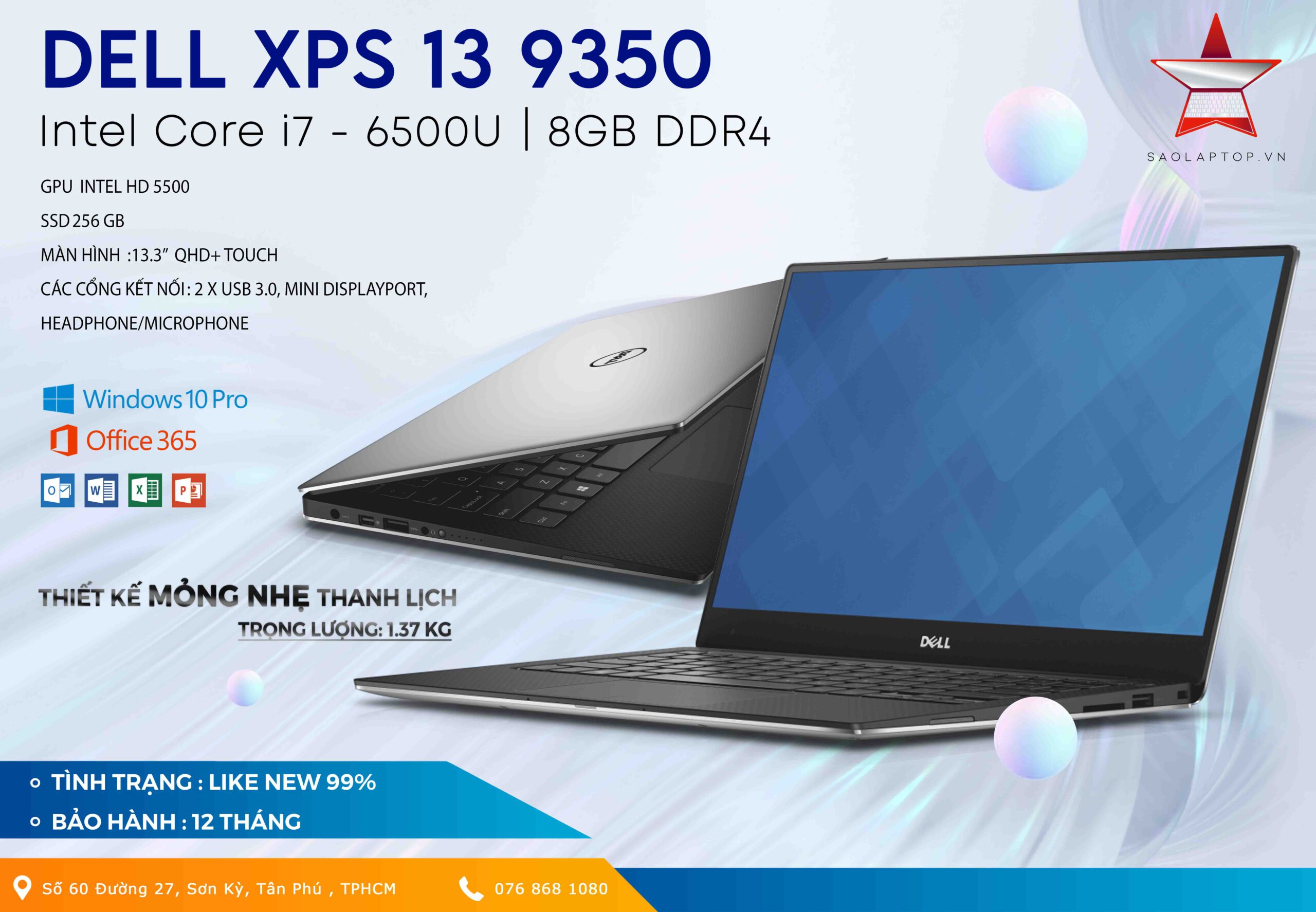 dell xps i7 2k cảm ứng