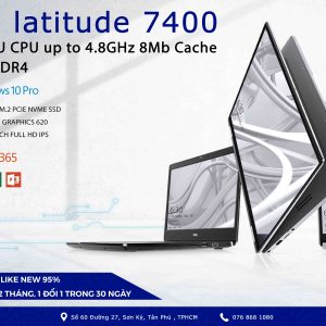 Dell latitude 7400 2 in 1 i7 8665u 16gb ssd 256gb bản vỏ nhôm