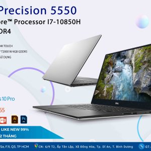 Dell Precision 5550 i7 10850H ram 16gb ssd 1Tb vga T2000 Lcd 4K Touch