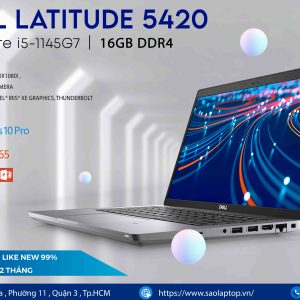 Dell Latitude 5420 i5 1145G7 ram 16 gb ssd 256gb 14 fhd 1.37Kg