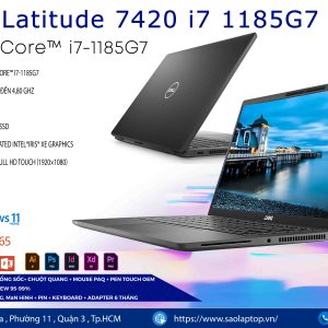 Dell Latitude 7420 i7 1185G7 Ram 16Gb Ssd 256Gb Lcd 14.0 Fhd